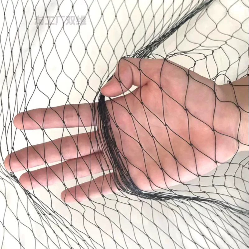 涤纶线防鸟网果园葡萄秋月梨养殖用防鸟天网无X花果结实耐用