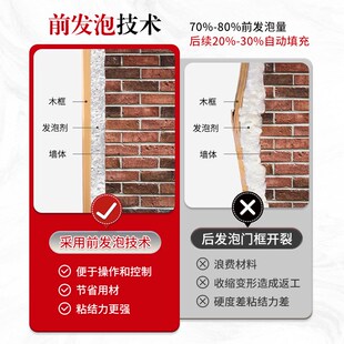 发泡胶填缝剂高密度堵洞填缝防火阻燃型发泡剂门窗墙体填充泡沫胶