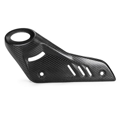 适用凯越450RR改装碳纤维排气罩 排H气管隔热防烫保护盖防烫罩外