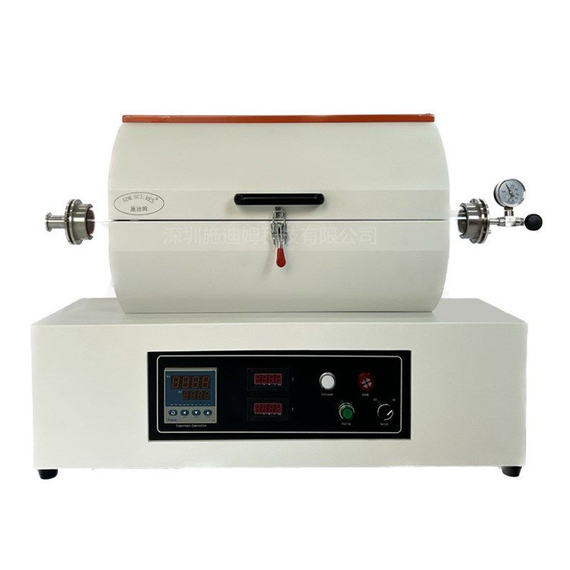 深圳厂家SDMG1200度实验型小型真空气氛高温开启式管式炉支持定制