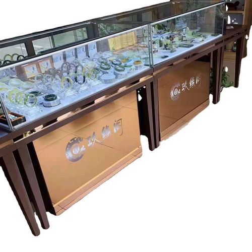 中式展柜简约珠宝展柜玻璃镜面展示柜工艺品展览柜玉器展柜