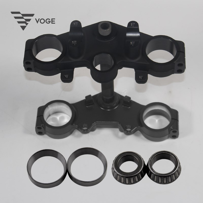 隆鑫VOGE无极机车LX300GY-D LX300GY原装上连接板方向柱本体轴承