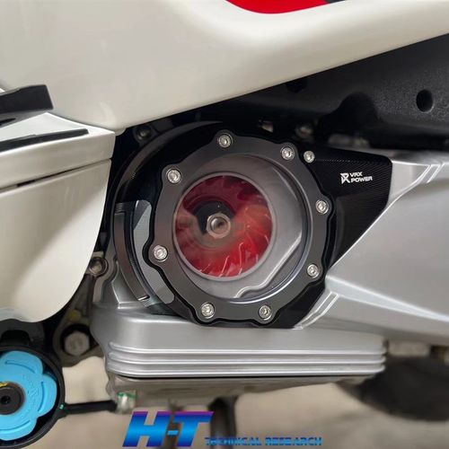 vespa150 传动盖 进气盖改装春天冲刺150 风扇叶片 透明gts300