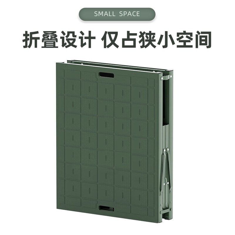 塑钢行军床野外折叠单人床便携式绿色后勤应急床驻训野营行军床厂