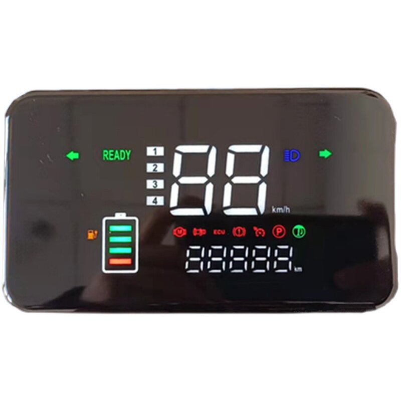 电动车数码仪表电量显示改速度里程一线通P档驻车功能仪表盘总成