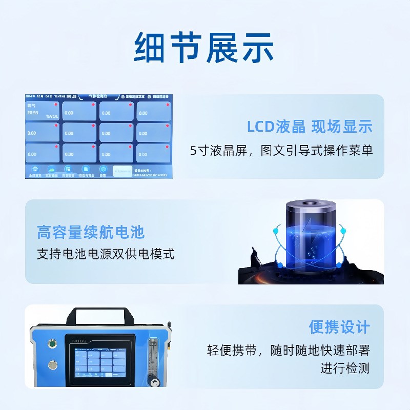 便携式氨气检测仪氯气氢气氮气监测仪氮氧化物分析仪.臭氧浓度仪