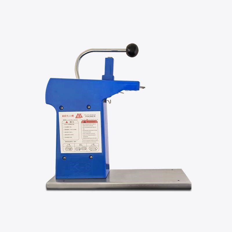 711铁钉铝钉扎口机生鲜水果散称塑料袋连卷袋封口机超市铝钉机