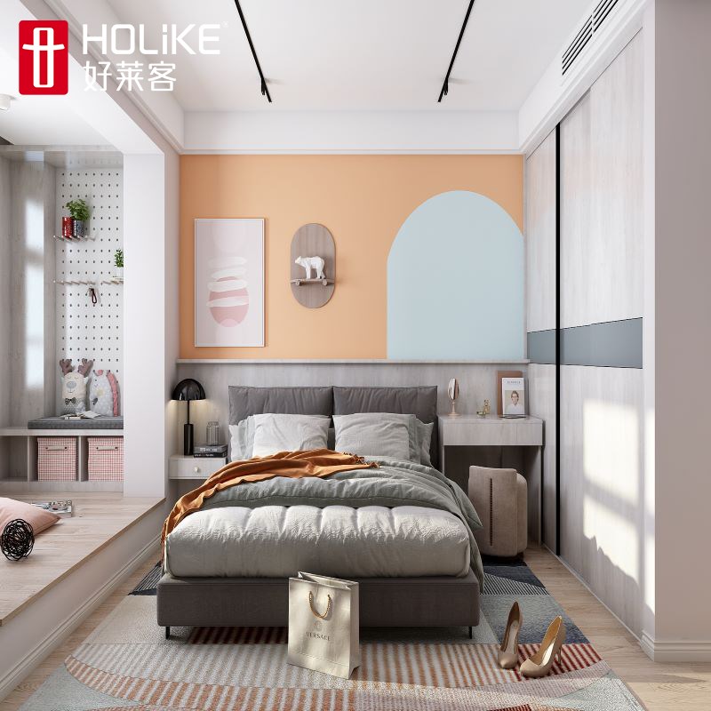 好莱客衣柜定制 卧室推拉门置物柜储物柜收纳柜大柜子全屋定制