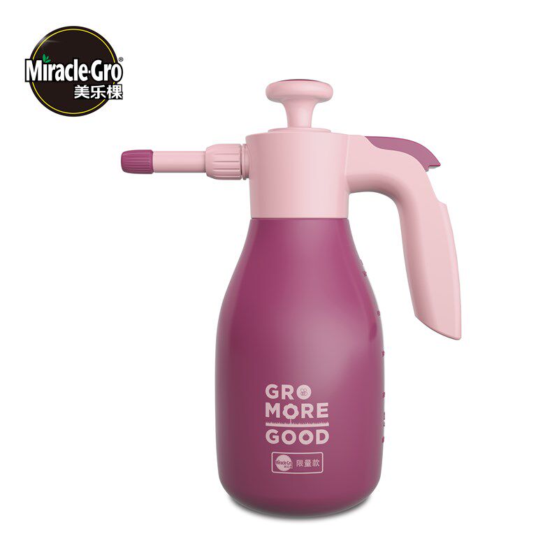 美乐棵 家庭园艺喷水壶浇花消毒喷雾器喷壶胭脂紫1L/1.5L