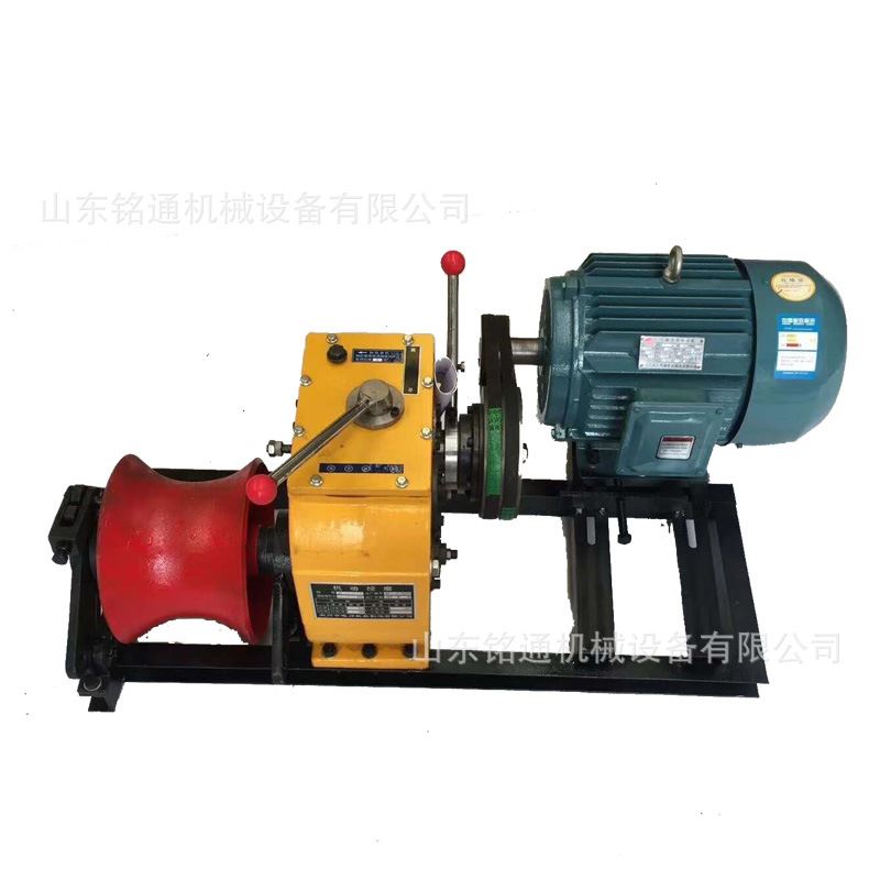 电缆输送机3吨5吨8吨绞磨机机动绞磨机光缆牵引机操作简单