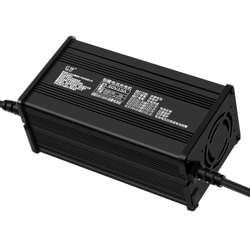 三轮车充电器电动铅酸免维护蓄电池60V48V水伏防水快速大功率