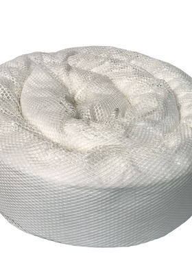 围油栏漂浮水面吸油棉条池塘河道拦污带12.7cm漏油拦截白色吸油索