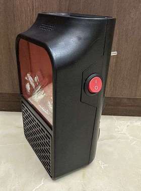 火焰暖风机插电迷你遥控取暖器仿真火焰跨境handy heater暖风机