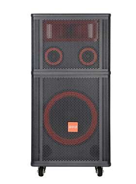 BAAB移动电瓶户外线阵音箱重低音广舞台音响户外演出音箱15寸外贸