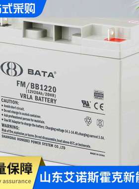 鸿贝蓄电池FM/BB1240T免维护铅酸电池BATA12V7/38/55/65/80/100AH