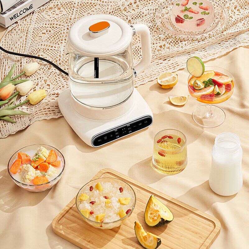 海牌多功能养生壶 炖盅二合一套装600W环形聚热快速升温 提壶记忆