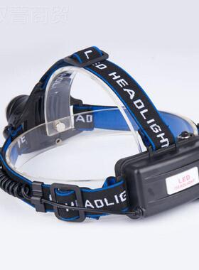 户外野伸缩变焦头灯l 三挡e携17055.01d便T6调焦强光LED营钓鱼头