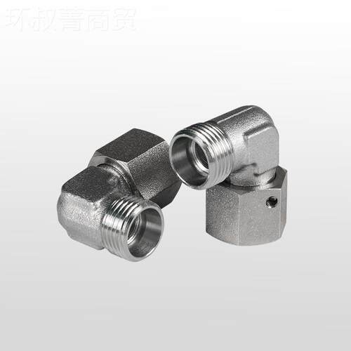 2C92D9永华液压管直渡角过KAC接头 90°度内转外螺弯纹换接头