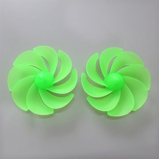 12cm涡轮风叶DIY航模涵道螺旋桨风扇迷你小型微型风力发电机叶片