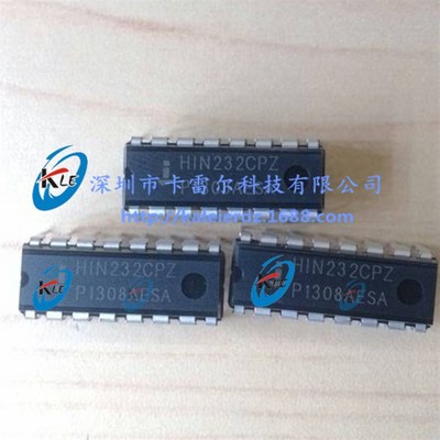 HIN232CPZ HIN232 INTERSIL 驱动芯片 DIP16脚 全新原装正品