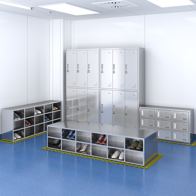 不锈钢换鞋柜实验室员工多格鞋柜无尘净化工厂车间换鞋柜鞋凳柜子,童鞋/婴儿鞋/亲子鞋,量脚器,淘宝优惠券,粉丝福利购,淘宝优惠卷