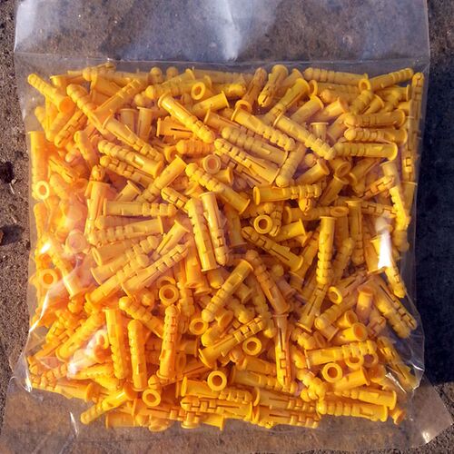 小黄鱼 塑料膨胀管 塑料涨塞 6*30  8*40mm 装潢装修施工安装螺丝