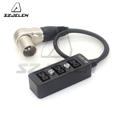 XLR4针转一分三Dtap  Blackmagic URSA Mini Pro 相机电源输出