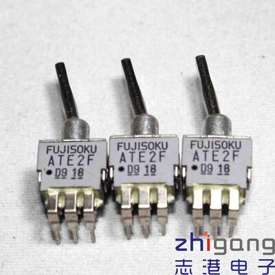 日本开关 富士FUJISOKU开关 钮子开关 摇杆开关 立式6脚复位ATE2F