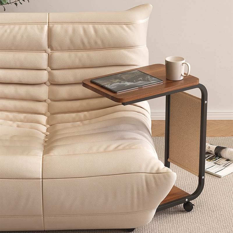 可移动床头小桌子电脑桌床边桌卧室置物架小型床头柜简约现代家用