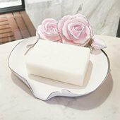 香皂盒洗漱台轻奢高端皂碟创意沥水肥皂架免打孔中式 肥沐春皂盒置