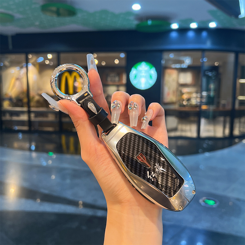 红旗H6钥匙套EH7HS3/HS7/HS5B/H5汽车HQ9专用H7H9包壳高档品扣男