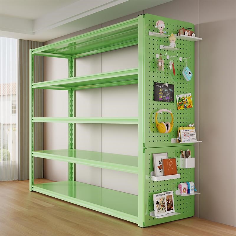 家用货架钢制置物架落地多层储藏间阳H台杂物快递收纳架超市展示