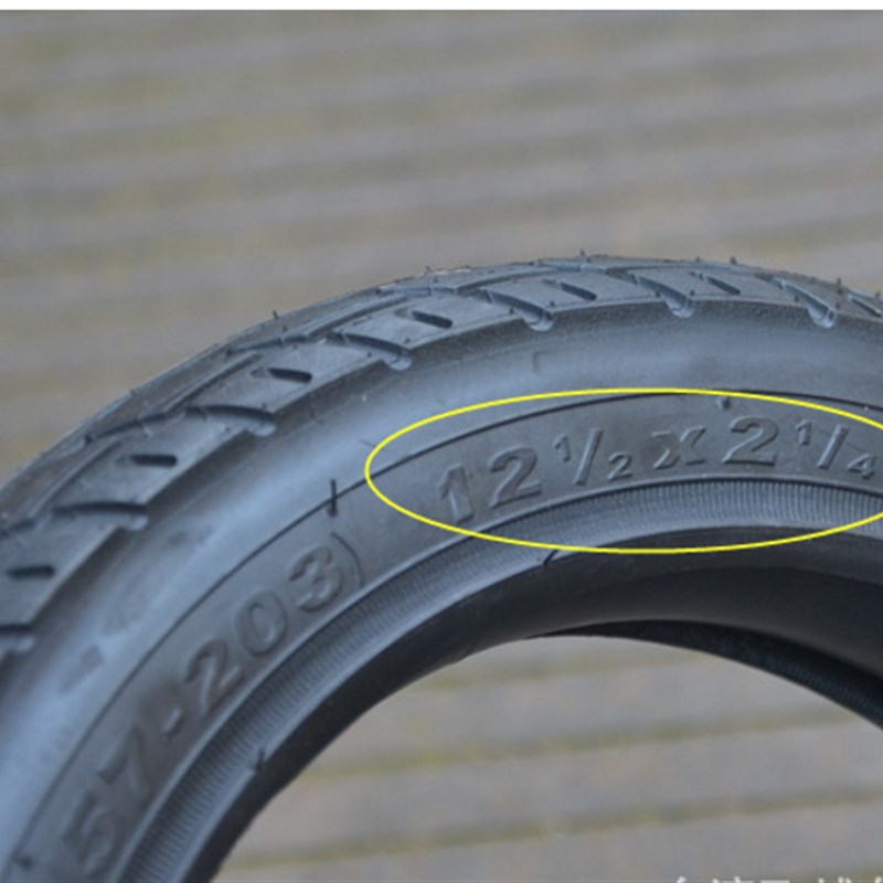 加厚轮胎12 1/2Xn2 1/4电动车外胎代驾车外胎12寸电动车包真空胎