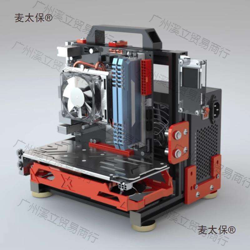 开放式机箱架立式透明创意个性水冷迷你ITX简约MATX平台x99麦太保