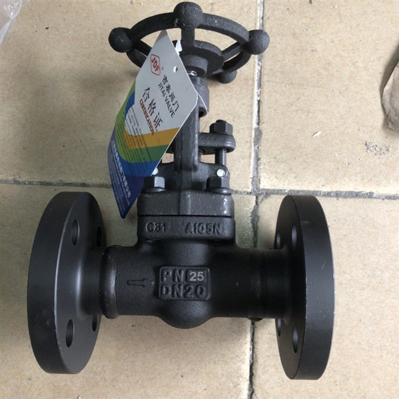 J41H法兰截止阀 碳钢截止阀 锻钢法兰闸阀 DN15/20/25/40/50