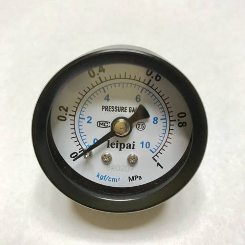 1mpa 10kgf/cm2 轴向压力表 水压 气压 美制1/4npt螺纹 直径40mm