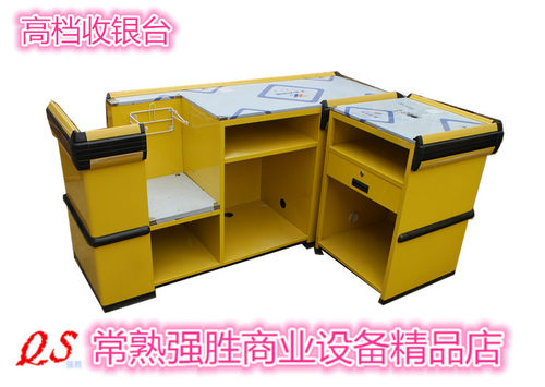 超市收银台 不锈钢台面收银柜 便利店收银台 颜色自选 尺寸可定制