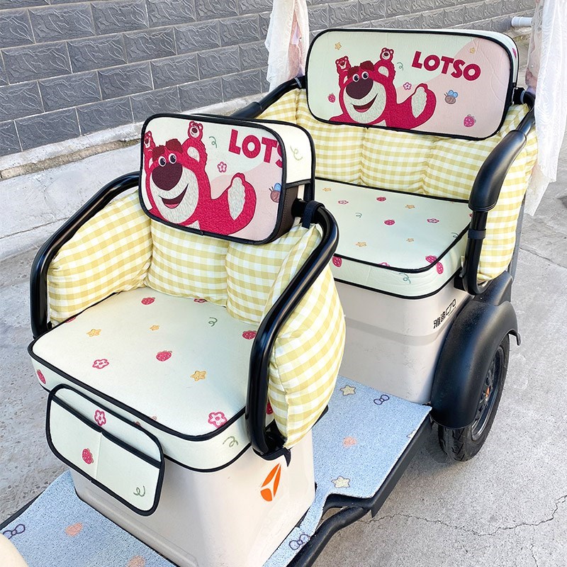 电动三轮车围挡靠背垫缝隙防漏前座后座全包围Q挡靠垫保暖防风围