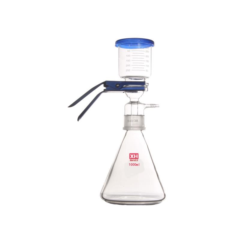 砂芯过滤装置实验室玻璃溶剂抽滤过滤器整套500 1000 2000 5000ml