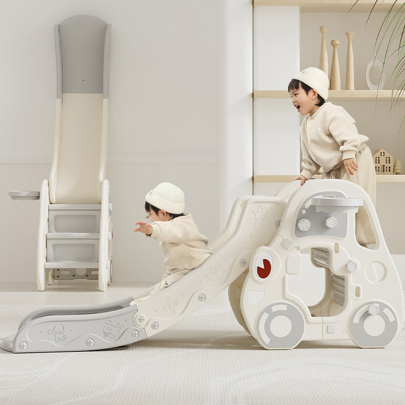 方熊滑滑梯室内家用儿童3到10岁婴儿塑料摺叠宝宝小滑梯家庭小型