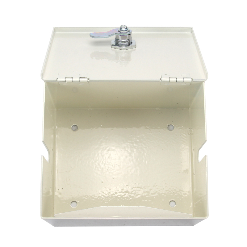 室外带锁防盗电插座保护盒 电动B车充电带锁插排插线板收纳盒小号