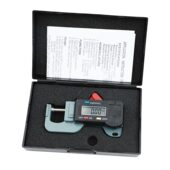 甄选HUOTO测厚仪12.7MM 数显厚度规珠测厚仪直径测量卡 0.01MM横式