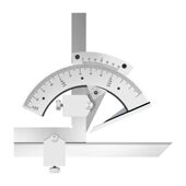 甄选精度碳钢角度尺不锈钢游标卡尺多功能量角器精密角尺0 320度