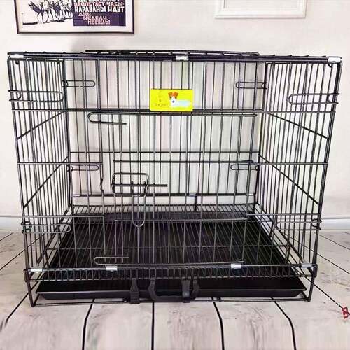 狗笼笼中小型犬带厕所vKb67RO7加粗物笼室内便携折叠小鸡兔笼笼宠