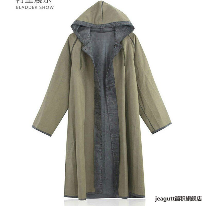 老式雨衣耐磨g男士抗洪劳保全身长款雨衣单人雨披风衣干活成人农