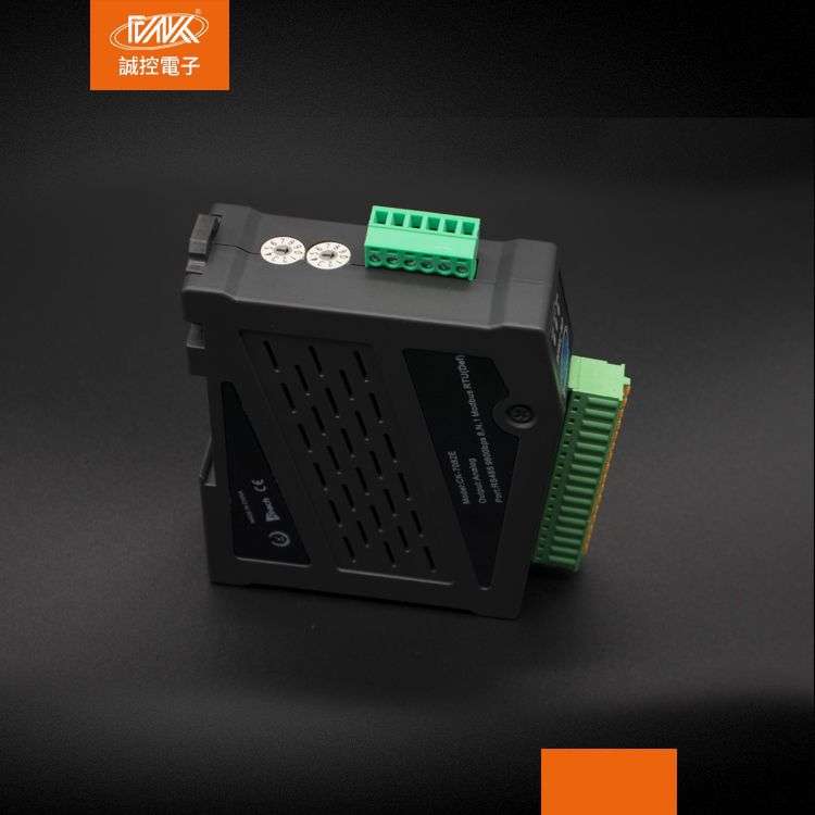 24位ModbusTCP模拟量输入转4-20ma以太网通讯RS485数据采集器