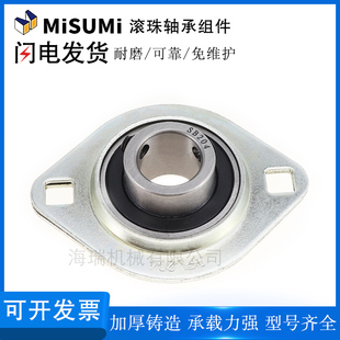 国产高品质简易型外球面轴承座SBPFL201 202 203 204 205