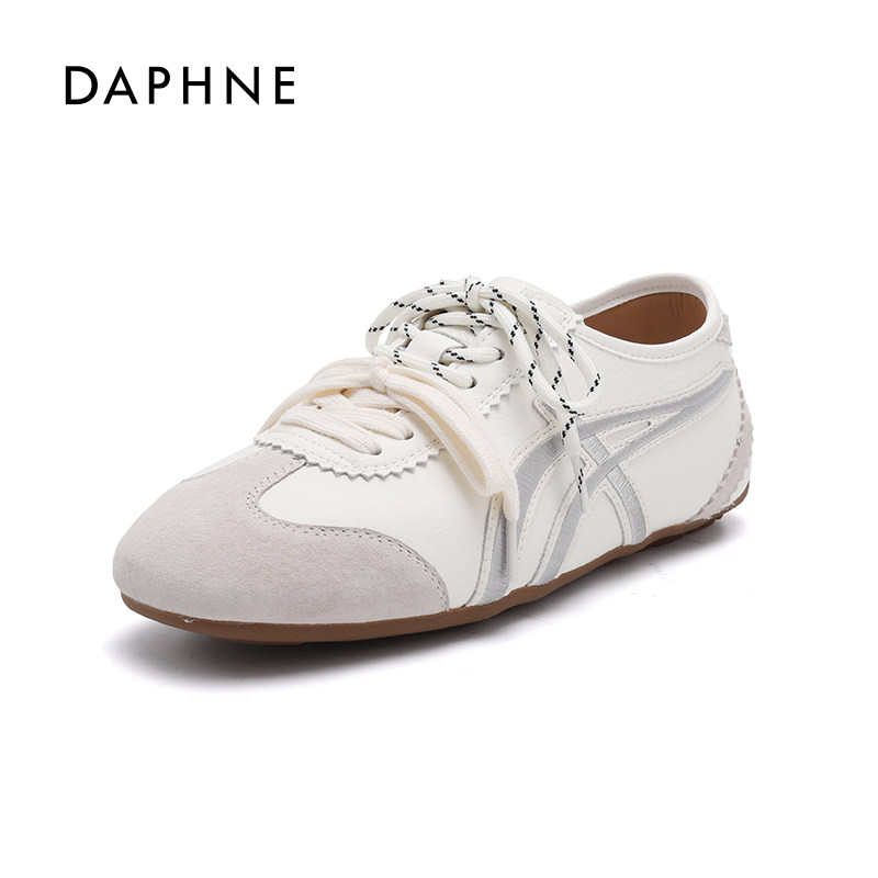 达芙妮软底德训小白鞋女2026新款春季舒适平底不累脚百搭休闲鞋子,女鞋,德训鞋,淘宝优惠券,粉丝福利购,淘宝优惠卷