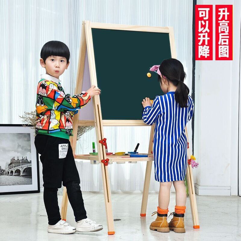画板6岁1小学生黑板支架式家用儿童磁性写字板5-8家庭3宝宝。