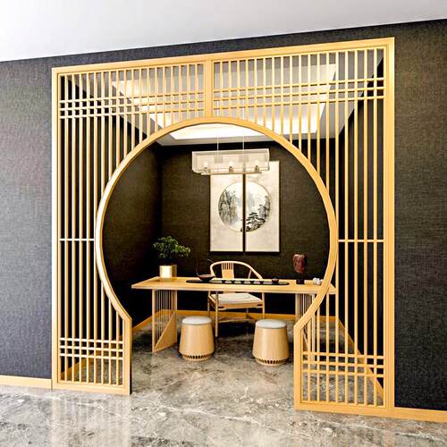 装饰老旧花格门窗实木隔断木雕仿古中式背景镂空新格栅墙玄关屏风